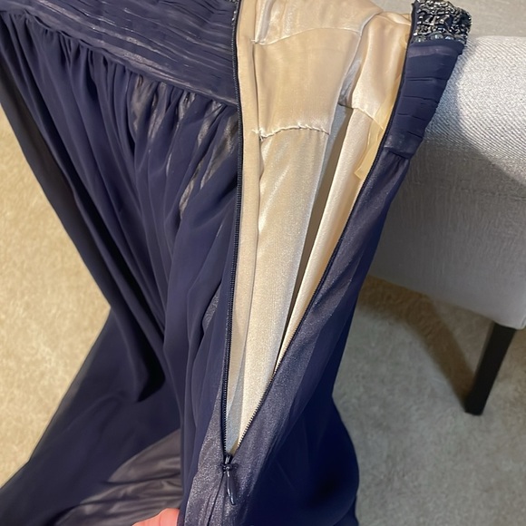 ✨Open to Offers✨JS Collections Navy Blue Gown - Picture 11 of 13